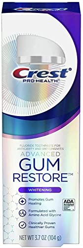 Crest Pro-Health Gum Care Advanced Whitening Toothpaste, 3.7 Oz (104g) - Pack of 2