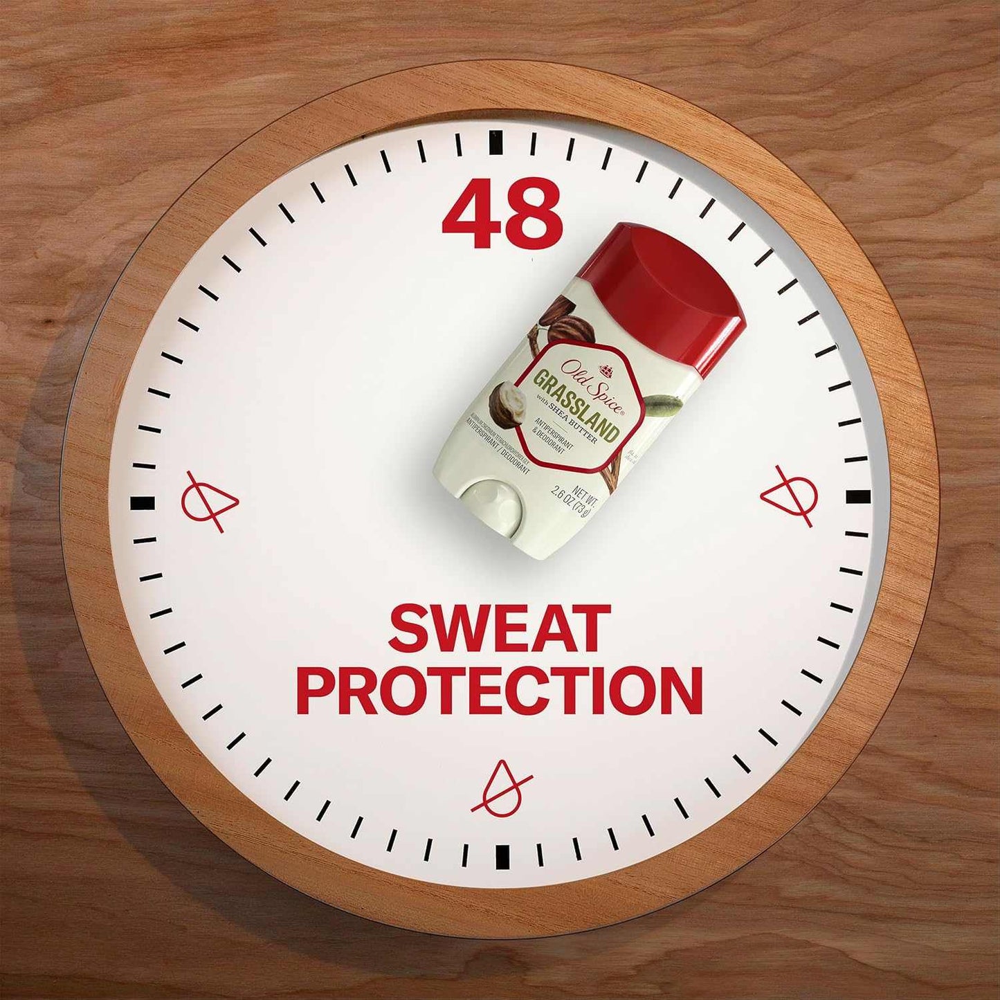 Old Spice Men Antiperspirant Deodorant Grassland with Shea Butter